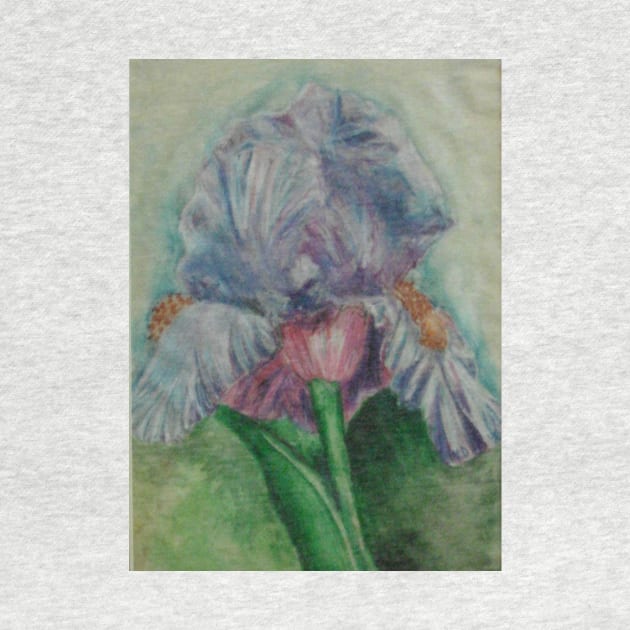 Watercolor Iris by Ms. Clemmons Art